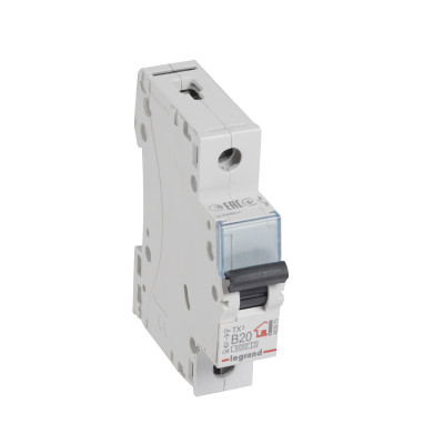 Автоматичний вимикач 1-п Legrand TX³ B20, 6кА