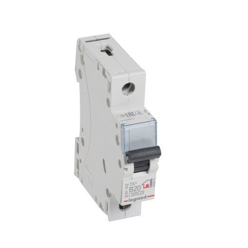 Автоматичний вимикач 1-п Legrand TX³ B20, 6кА