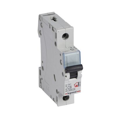 Автоматичний вимикач 1-п Legrand TX³ С6, 6кА
