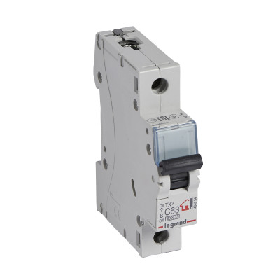 Автоматичний вимикач 1-п Legrand TX³ С63, 6кА