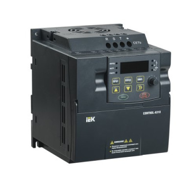 Перетворювач частоти CONTROL-A310 380В, 3Ф 0,75 kW 2,3A IEK