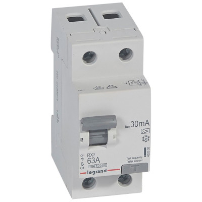 Дифреле (ПЗВ) 2п 63/0,03А, Тип-«А»RX3 Legrand 402038