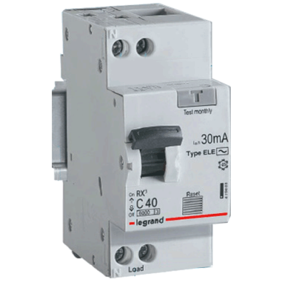RX³ Диференційний автомат 1П+Н C 10A 30mA-AC