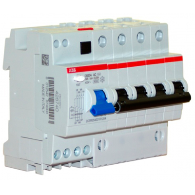 Диференційний автомат 4P Abb DS204С C40 30мА тип-AC