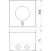 Встраиваемый розеточный люк OBO Bettermann 7368399 UDHOME2 на 2 розетки 250V AC 16A+дополнительно 2x RJ45 IP40 место под напольное покрытие h=110-130мм