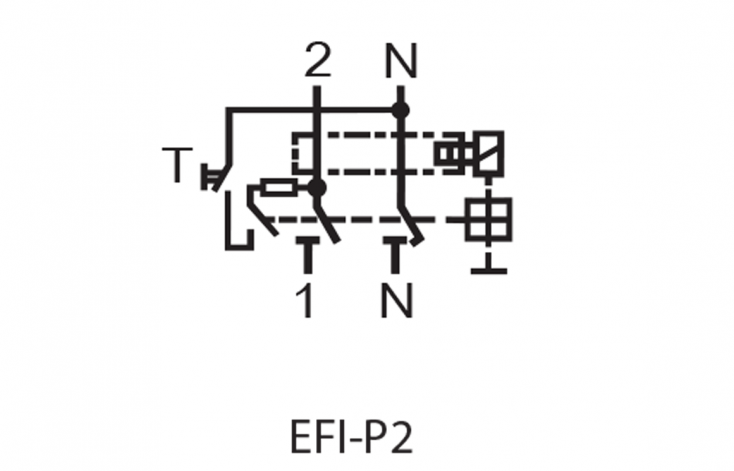 Схема подключения реле EFI-P2 2061483