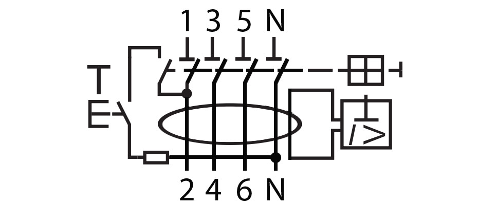 Схема УЗО EFI-2 2063752