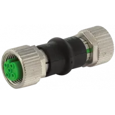 Перехідник M12 "мама" / M12 внутрішній B-код. щит. 2-пол., Profibus 7000-44221-0000000