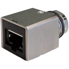 Перехідник M12 "мама" 0° X-код. / RJ45 0° 8-пол., екранований, CAT6A 7000-51531-0000000