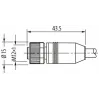 4048879730686 Murrelektronik 7000-14061-8500200 купити m12 "мама" 0° b-код. з кабелем, екранований pvc 1x2xawg24, екранований vt ul/csa 2 м