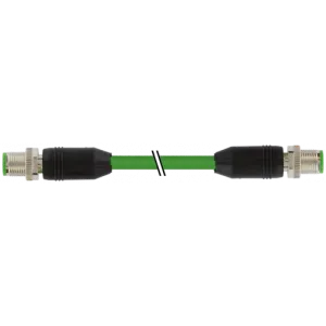 4048879876261 Murrelektronik 7000-51001-7900050 купити m12 зовнішня 0° / m12 зовнішня 0° x-код. екранований pur 4x2xawg26 екранований gn ul/csa 0,5 м