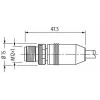 4048879876261 Murrelektronik 7000-51001-7900050 купити m12 зовнішня 0° / m12 зовнішня 0° x-код. екранований pur 4x2xawg26 екранований gn ul/csa 0,5 м